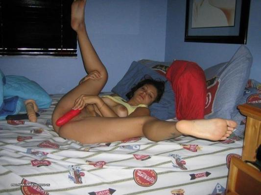 10P Compilation of a Mexican bitch getting wild in the nude