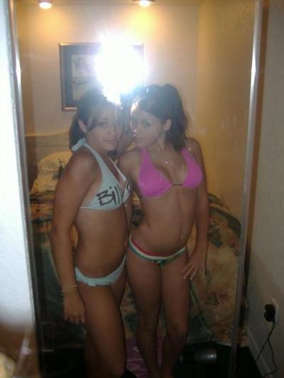 15P Amateur self-shooting teens showing their bodies
