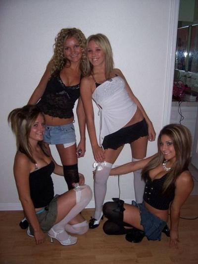 16P Gorgeous sexy amateur teens slowly getting naked on sofa