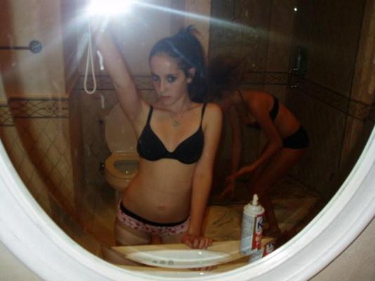 16P Amateur babes with pierced nips