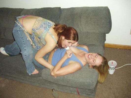 15P Bilder von zerstörten Freundinnen auf einer verrückten Party