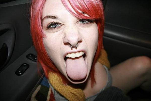 12P Real Emo Girlfriends Spreading And Flashing Perky Tits