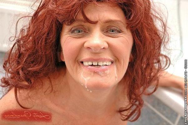 20P Lusty red head grandma getting fucked