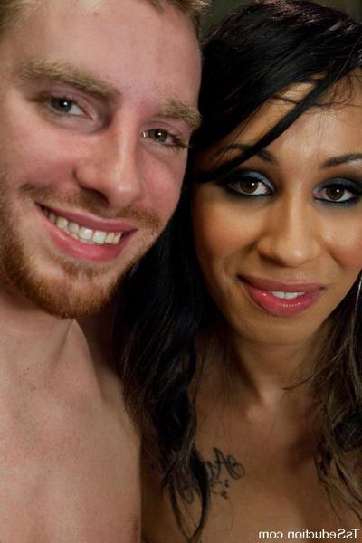 15P Ts_Honey fucks a naive cute white guy who gets a hard on while being made to suc