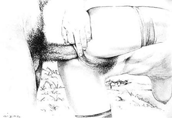 18P Thematic Drawn Porn Art 12 - Rimming