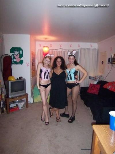 16P Redhead party teen