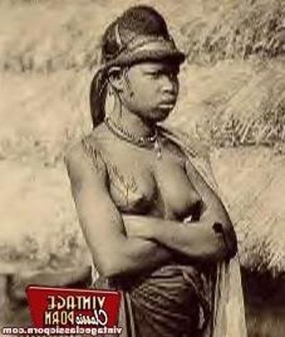 12P Several nude African ladies from the twenties nude