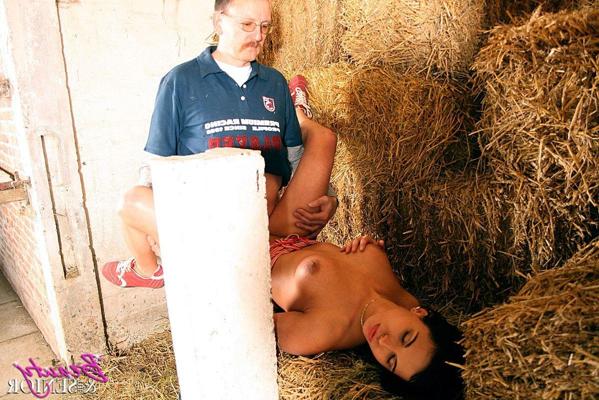14P Dirty senior with a mustache enjoys a young pussy