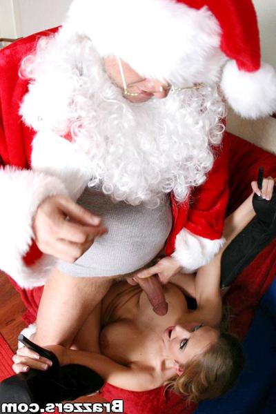 16P Sexy busty milf in boots nailed hard by santa