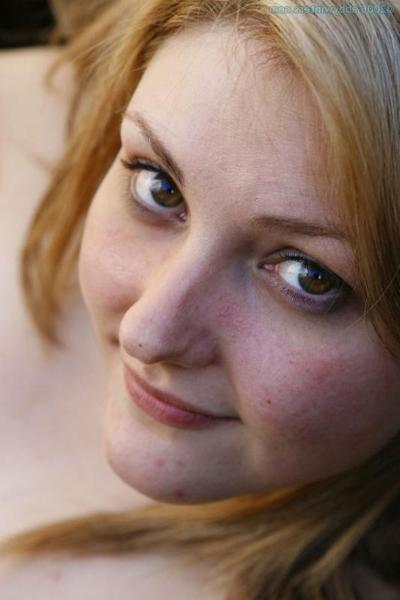 11P Blonde girl Denise outdoor