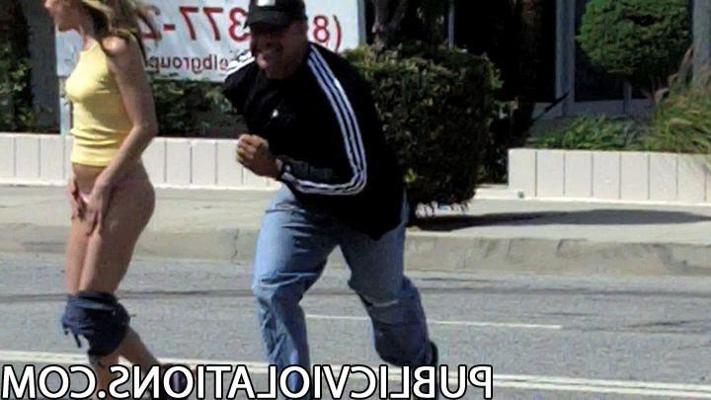 15P Cute Girls Get Their Shorts Pulled Down In Public