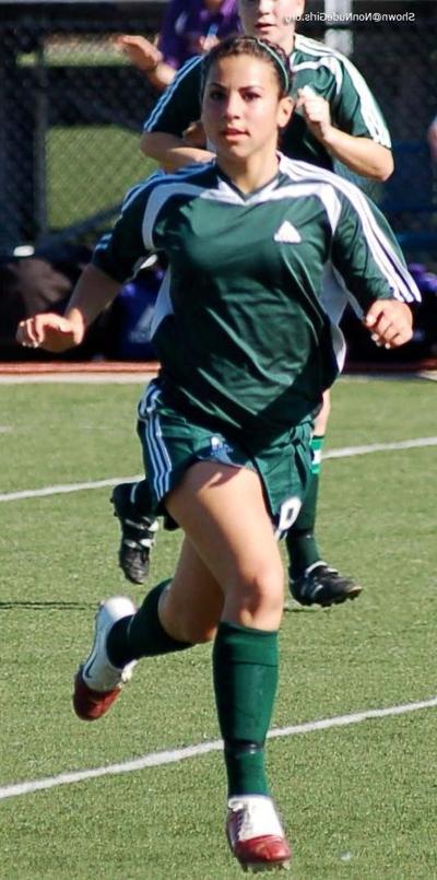 20P Teen girls playing soccer