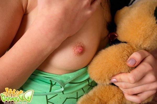 15P Slim teen with tiny tits