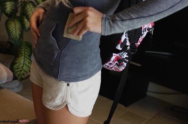 16P Big tit blonde college graduate fucks sugar daddy for money