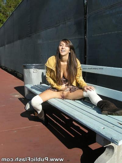 16P Neighbor gal flashing boobs and pantyless upskirts