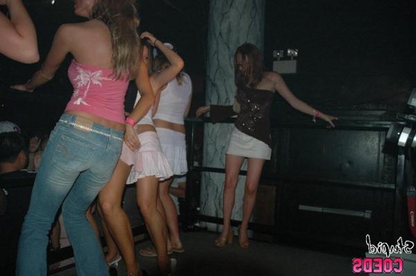 15P horny drunk college hotties flashing firm tits