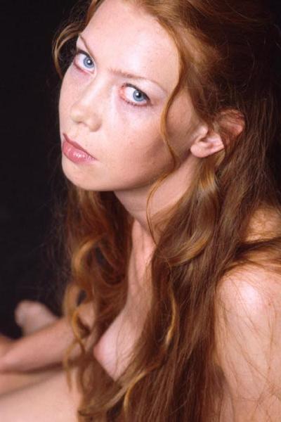 16P Nude Colleen Wearing Only Very Long Genuine Red Hair