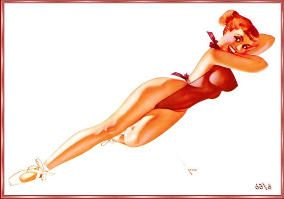 13P Erotic Calendar 12 - Petty Pin-ups 1956