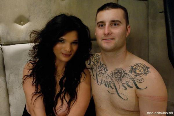 24P Kinky shemale tied, dominated and hard fucked straight guy