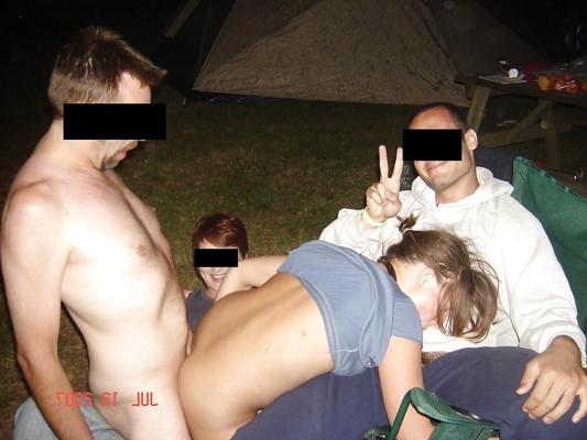 13P Foursome Camping- Strap On Wife