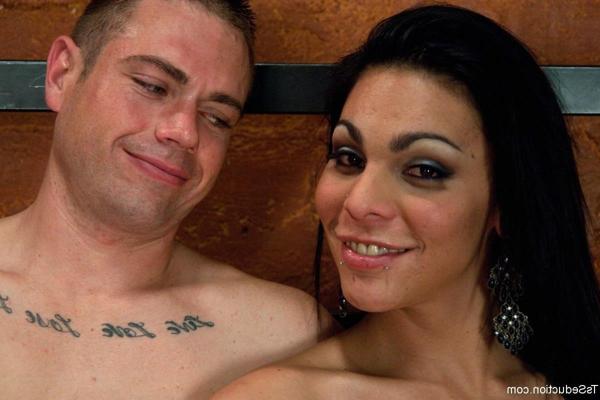 24P Very sexy shemale dominated and fucked real straight guy