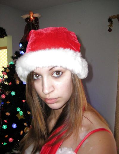 16P Teen in sexy christmas costume