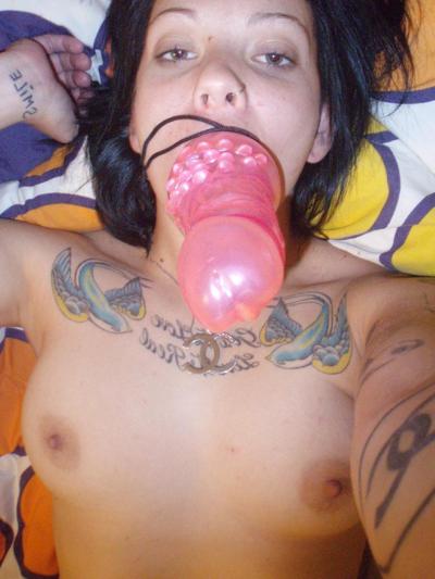 15P Assorted homemade snapshots of wild amateur emo teen girlfriends