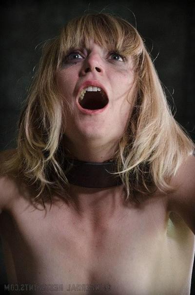 16P Mona Wails blonde milf with small tits is bound her ass and mouth toyed
