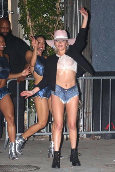 5P Lady Gaga See-Through Photos