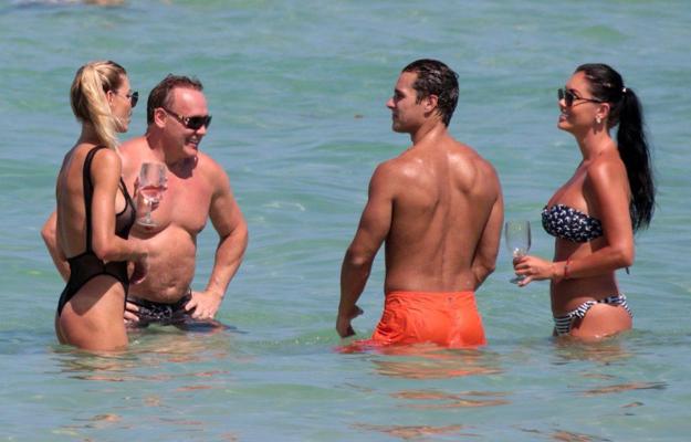 9P Lisa Hochstein Gets Wet In A See-Though Bodysuit
