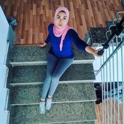 25P Ghada tarek sexy hijab fitness
