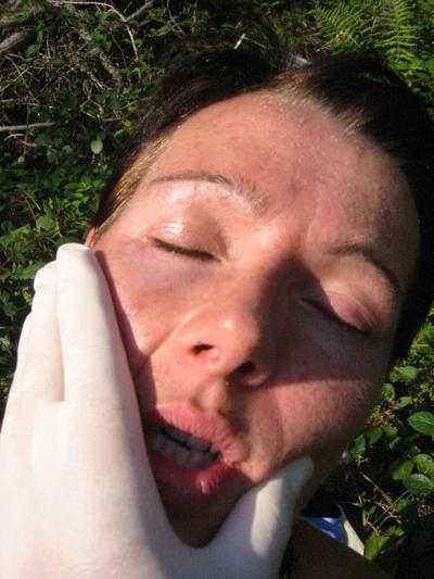 19P Fetishist in nature with her husband