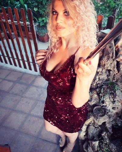 25P Serbian slut blonde girl big natural tits Maca Blagojevic