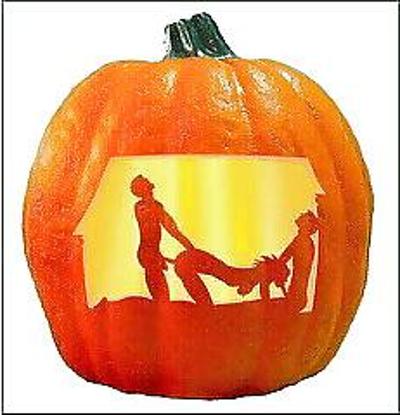 8P Jack Off Lantern - Happy  Who-la-ween.