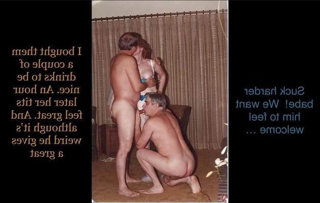 22P Wife forces hubby bi