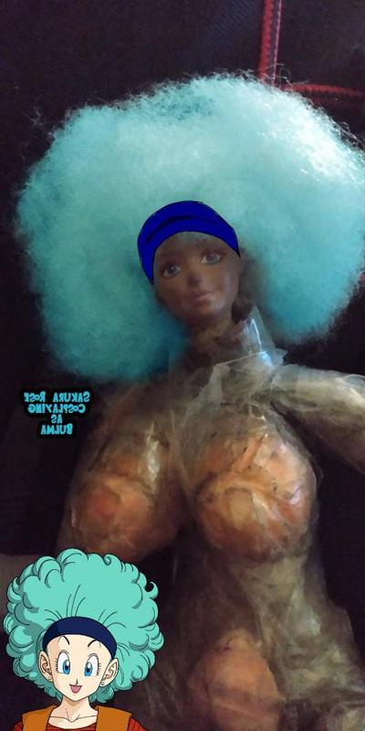 14P Sakura Rose gynoid cosplay (mini Barbie sex doll)