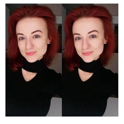 25P Roksana hot fit polish redhead!