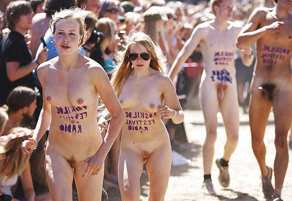 6P The Roskilde Festival Nude Run