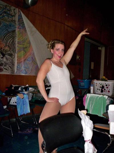 16P Backstage Candid Underwear, Pantyhose, Tights Cladded Girls