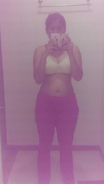 16P Indian wife nude in mirror