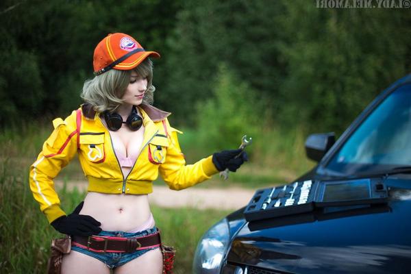25P Cosplay Cindy Aurum (Final Fantasy)