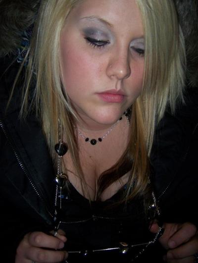 25P Blonde teen with massive boobs hit the bong