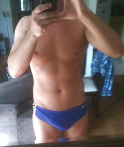 5P Speedos bleus