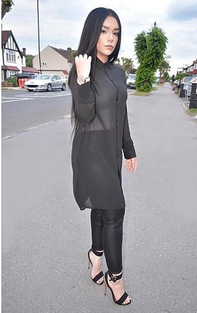 25P arab hijab feet heels