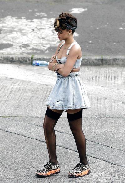 25P Rihanna tourne le clip We Found Love en Irlande