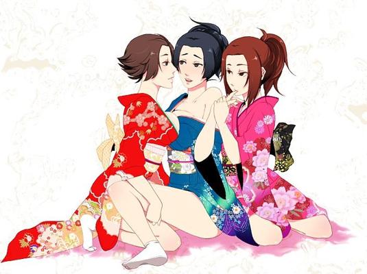 20P Pure Lesbian Anime-Manga-Hentai Volume 5.