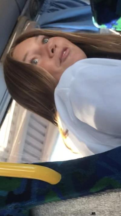 8P Upskirt cute teen
