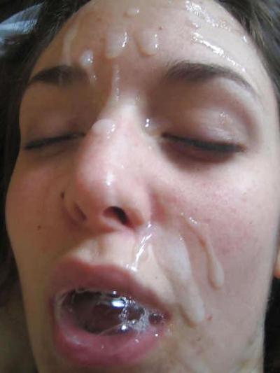 25P Exposed:  Cute Girlfriend Gets Facialized