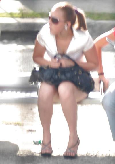 12P Voyeur at bus stop 