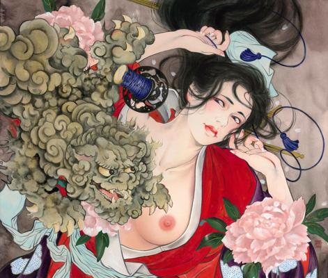 9P japanese illustration art